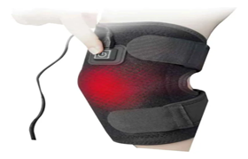 Rodillera con calentamiento eléctrico USB para masaje terapéutico